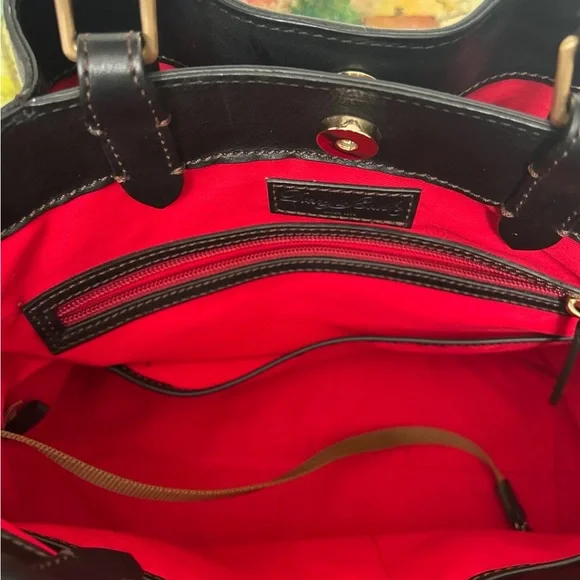 Dooney & Bourke Black Florentine Barlow - Picture 6 of 6